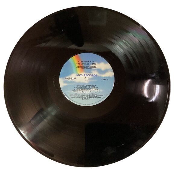 Star Trek IV The Voyage Home Original Motion Picture Soundtrack Vinyl Album 1986 - Picture 3 of 6